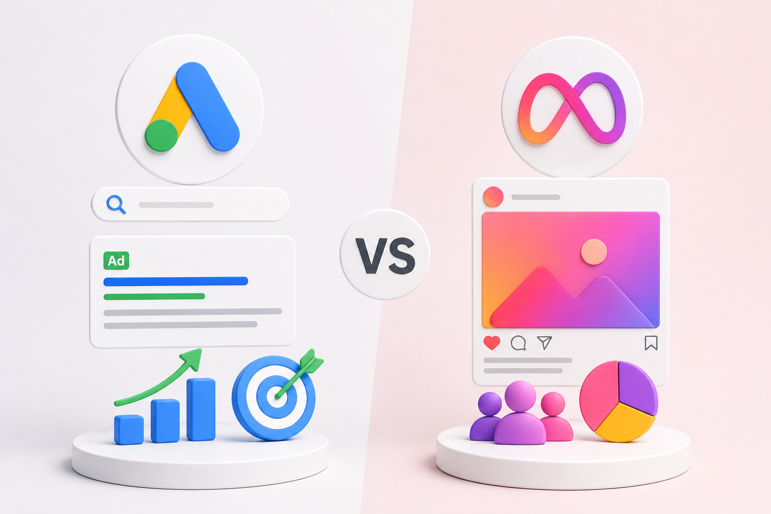 Google Ads mı, Meta (Instagram) Reklamları mı? Markanız İçin Doğru Reklam Stratejisi